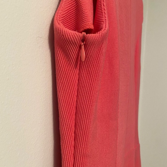 ASOS HOT PINK DOUBLE BREASTED BUTTON GRAD DRESS COLLAR COCKTAIL CHIC MIDI SHOWER - Picture 6 of 8